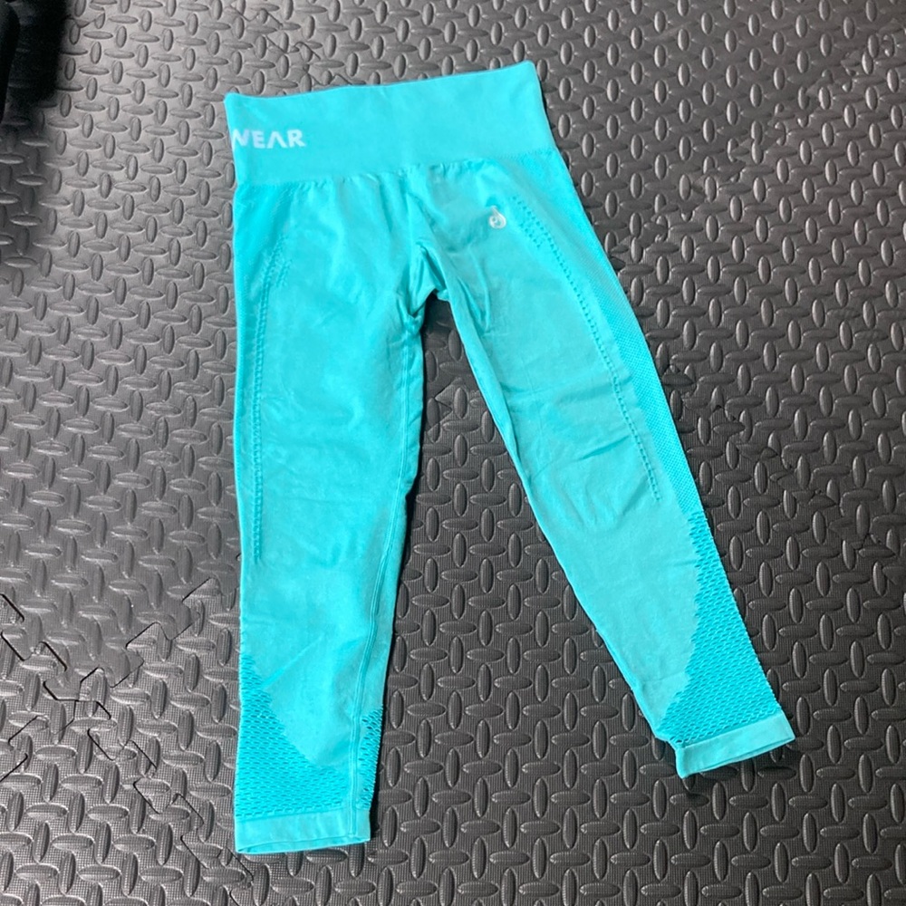 Ryderwear Turquoise High-Waist Leggings